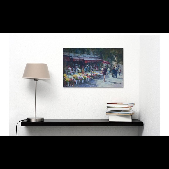 Canvas painting from Flower Market